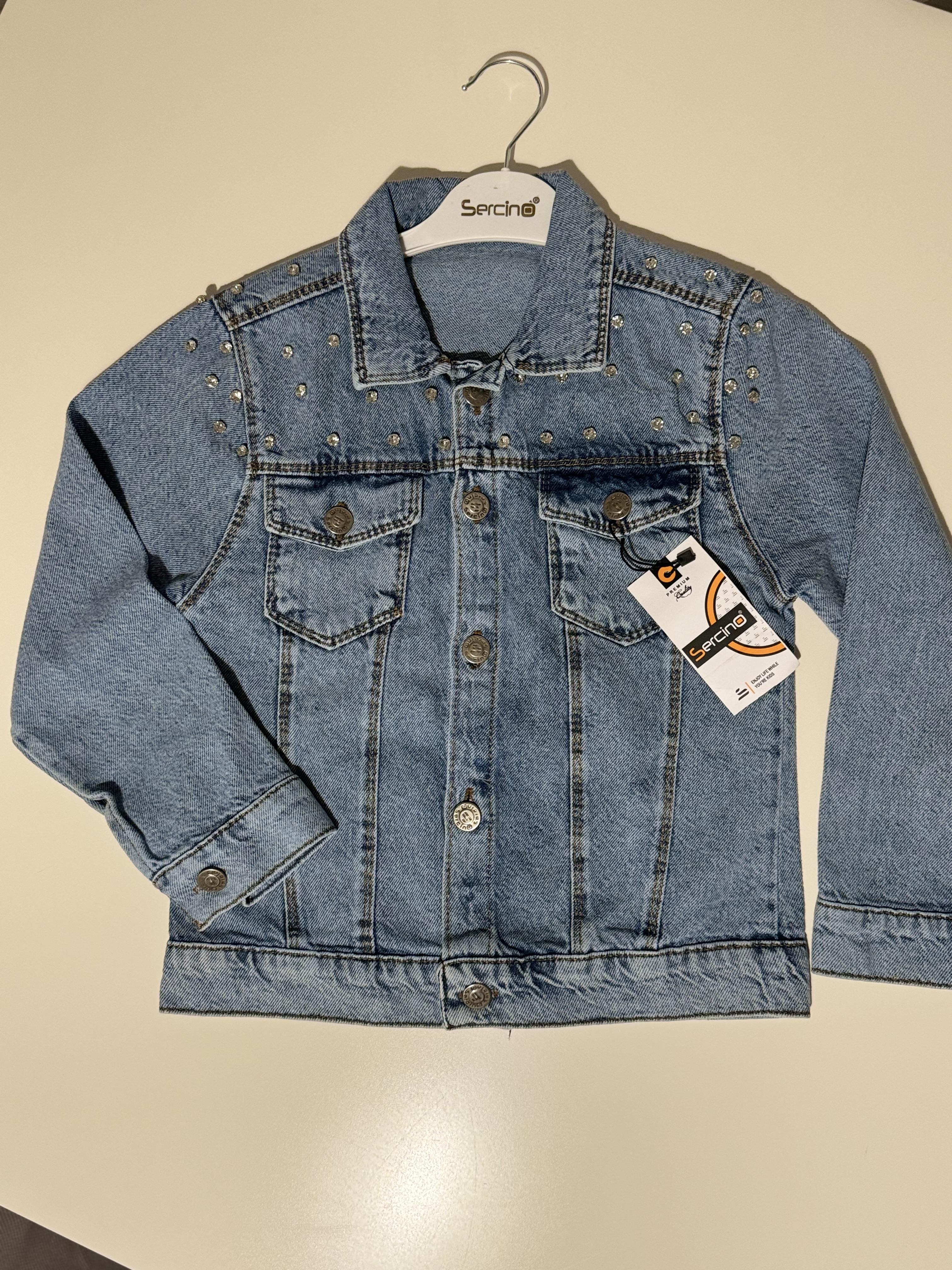 Kız çocuk jean ceket